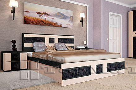 Кровать "Конго" производства мебельной компании "Термит", г.Пенза